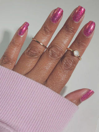 Image provided for Bee's Knees by a paid swatcher featuring the nail polish " Ma Fille "