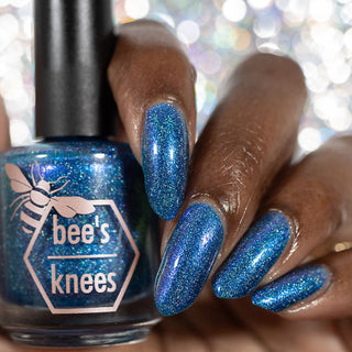 Image provided for Bee's Knees by a paid swatcher featuring the nail polish " Thalassophilia "