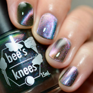 Image provided for Bee's Knees by a paid swatcher featuring the nail polish " Sprites "