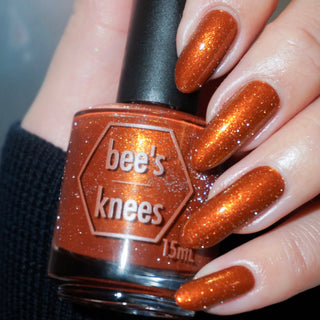 Image provided for Bee's Knees by a paid swatcher featuring the nail polish " You Remind Me That I'm Alive "