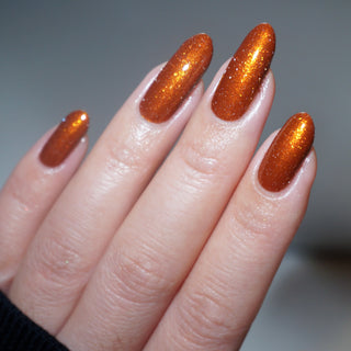 Image provided for Bee's Knees by a paid swatcher featuring the nail polish " You Remind Me That I'm Alive "