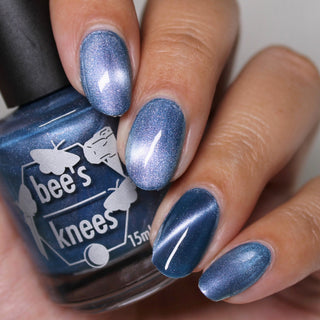 Image provided for Bee's Knees by a paid swatcher featuring the nail polish " Your Dream is at an End "