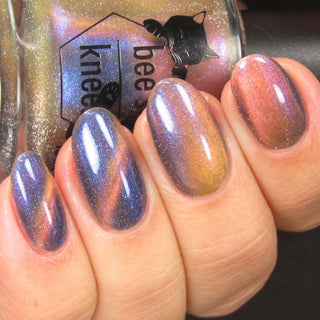 Image provided for Bee's Knees by a paid swatcher featuring the nail polish " Tether "