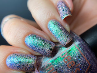 Image provided for Bee's Knees by a paid swatcher featuring the nail polish " She Was Enough "