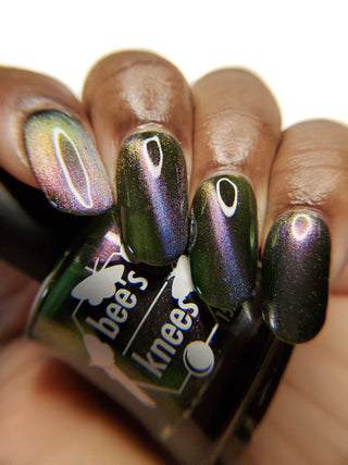 Image provided for Bee's Knees by a paid swatcher featuring the nail polish " Sprites "