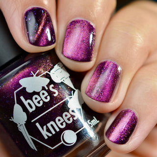 Image provided for Bee's Knees by a paid swatcher featuring the nail polish " Have Care for My Virtue "