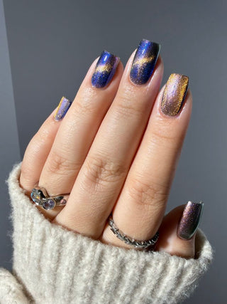 Image provided for Bee's Knees by a paid swatcher featuring the nail polish " It Doesn't Know Any Better, But You Do "