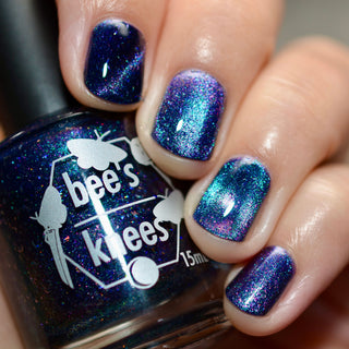 Image provided for Bee's Knees by a paid swatcher featuring the nail polish " The Body Remembers "