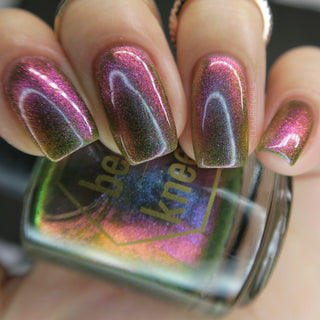 Image provided for Bee's Knees by a paid swatcher featuring the nail polish " A Dragon Without a Rider is a Tragedy "