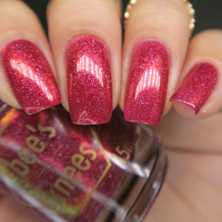 Image provided for Bee's Knees by a paid swatcher featuring the nail polish " Happy Hunting "