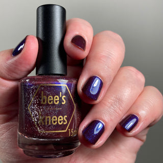 Image provided for Bee's Knees by a paid swatcher featuring the nail polish " Daydreams "