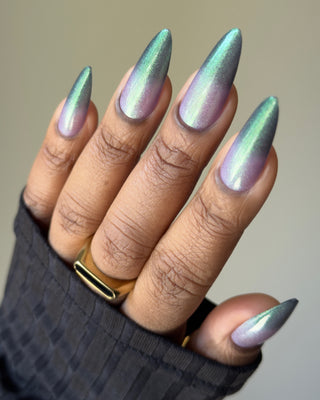 Image provided for Bee's Knees by a paid swatcher featuring the nail polish " Ascension "