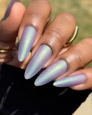 Image provided for Bee's Knees by a paid swatcher featuring the nail polish " Ascension "
