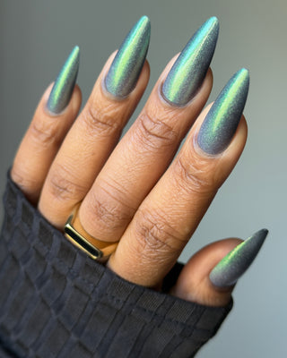 Image provided for Bee's Knees by a paid swatcher featuring the nail polish " Ascension "