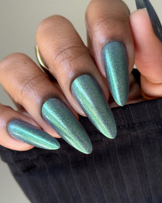 Image provided for Bee's Knees by a paid swatcher featuring the nail polish " Ascension "