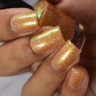 Image provided for Bee's Knees by a paid swatcher featuring the nail polish " The Golden Path "