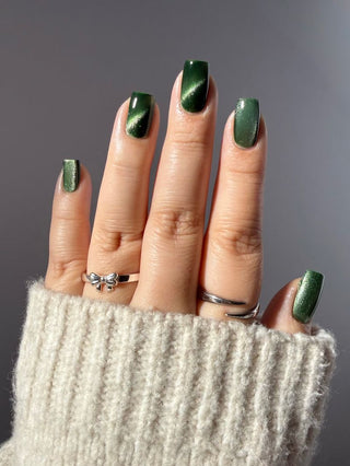 Image provided for Bee's Knees by a paid swatcher featuring the nail polish " Believing Something does not Make it True "