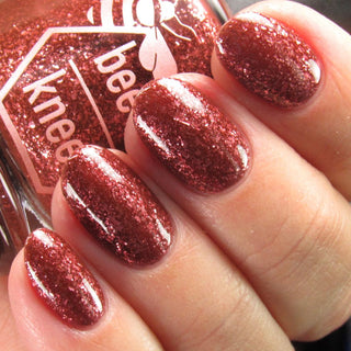 Image provided for Bee's Knees by a paid swatcher featuring the nail polish " The Narrow Limits of Academia "