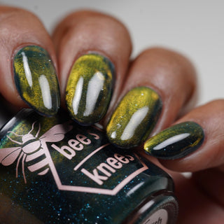 Image provided for Bee's Knees by a paid swatcher featuring the nail polish " Circle with Me "