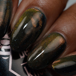 Image provided for Bee's Knees by a paid swatcher featuring the nail polish " Circle with Me "