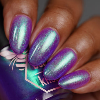 Image provided for Bee's Knees by a paid swatcher featuring the nail polish " Sea Hag Summer "