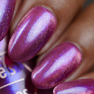 Image provided for Bee's Knees by a paid swatcher featuring the nail polish " The Sharper the Teeth "