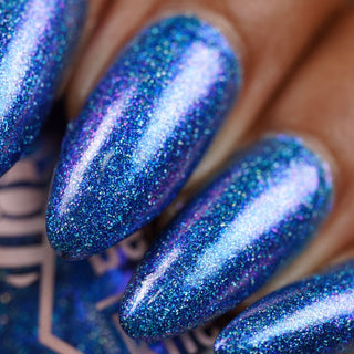 Image provided for Bee's Knees by a paid swatcher featuring the nail polish " Thalassophilia "