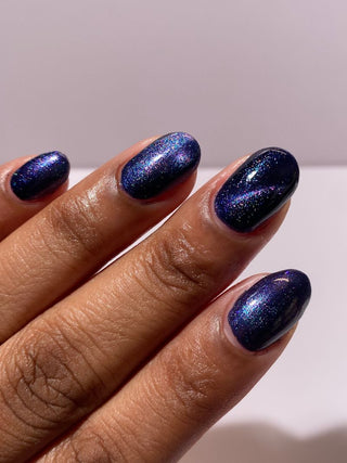 Image provided for Bee's Knees by a paid swatcher featuring the nail polish " The Body Remembers "