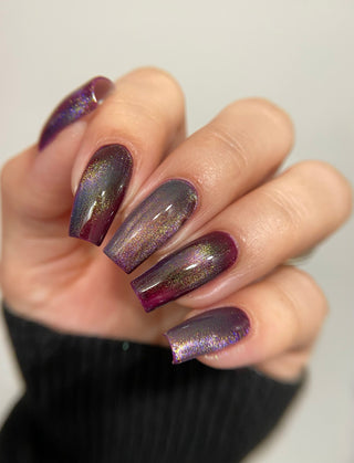 Image provided for Bee's Knees by a paid swatcher featuring the nail polish " Godstouched "