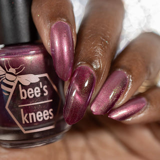 Image provided for Bee's Knees by a paid swatcher featuring the nail polish " Don't Clip my Wings "