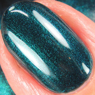 Image provided for Bee's Knees by a paid swatcher featuring the nail polish " Entirely Bewitching but so Odd "