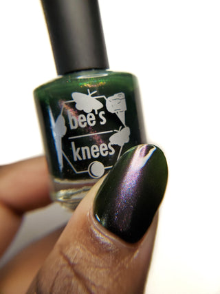 Image provided for Bee's Knees by a paid swatcher featuring the nail polish " Sprites "