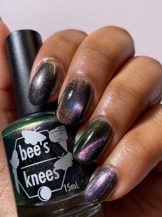Image provided for Bee's Knees by a paid swatcher featuring the nail polish " Sprites "