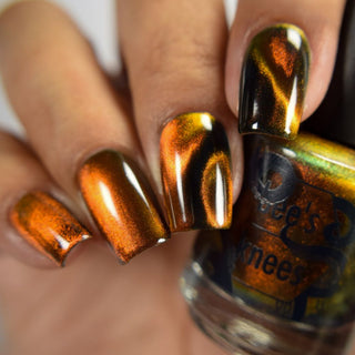 Image provided for Bee's Knees by a paid swatcher featuring the nail polish " Lease is Up "