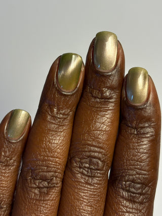 Image provided for Bee's Knees by a paid swatcher featuring the nail polish " Happy Tuesday "