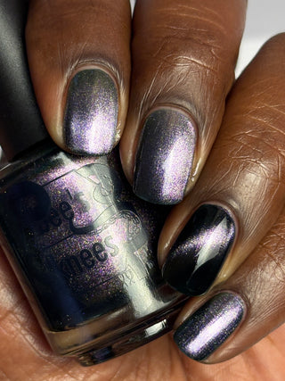 Image provided for Bee's Knees by a paid swatcher featuring the nail polish " That's Our Girl "