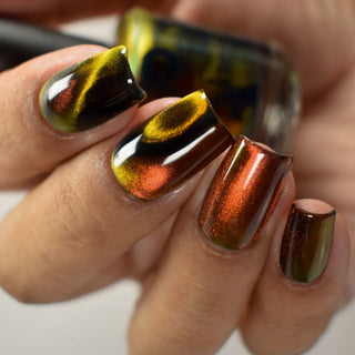 Image provided for Bee's Knees by a paid swatcher featuring the nail polish " Lease is Up "