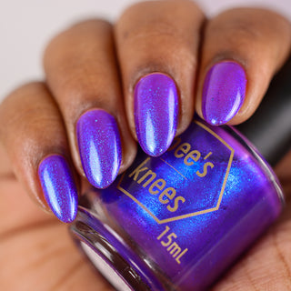 Image provided for Bee's Knees by a paid swatcher featuring the nail polish " Give It Back Tenfold "