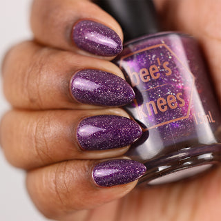 Image provided for Bee's Knees by a paid swatcher featuring the nail polish " Grateful "