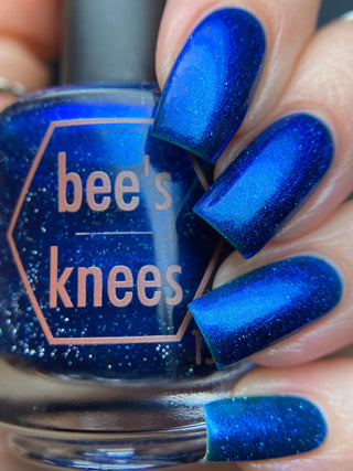 Image provided for Bee's Knees by a paid swatcher featuring the nail polish " Irithys "