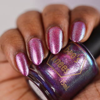 Image provided for Bee's Knees by a paid swatcher featuring the nail polish " His Gentle Ruler "