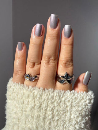 Image provided for Bee's Knees by a paid swatcher featuring the nail polish " My Little Miscreant "