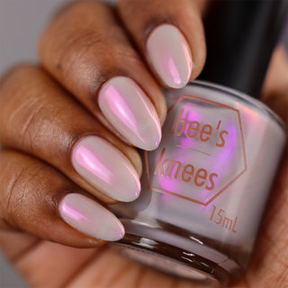 Image provided for Bee's Knees by a paid swatcher featuring the nail polish " Hope is a Difficult Thing to Kill "