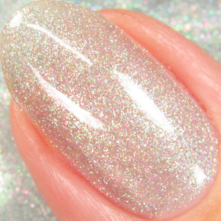 Image provided for Bee's Knees by a paid swatcher featuring the nail polish " The Source "