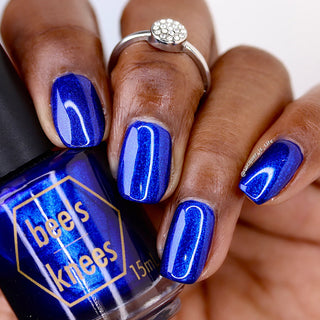 Image provided for Bee's Knees by a paid swatcher featuring the nail polish " Immortality "