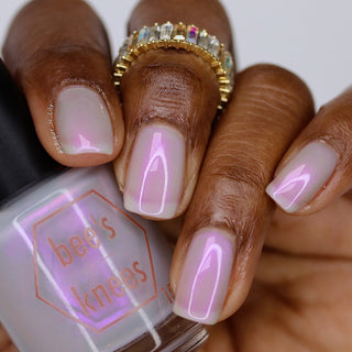 Image provided for Bee's Knees by a paid swatcher featuring the nail polish " Hope is a Difficult Thing to Kill "