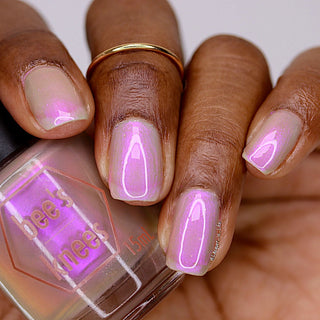 Image provided for Bee's Knees by a paid swatcher featuring the nail polish " Ghost Walker "