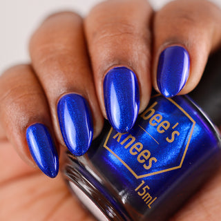 Image provided for Bee's Knees by a paid swatcher featuring the nail polish " Immortality "