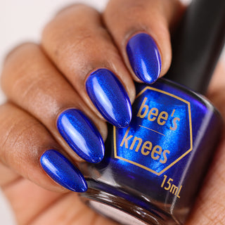 Image provided for Bee's Knees by a paid swatcher featuring the nail polish " Immortality "