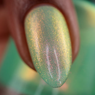 Image provided for Bee's Knees by a paid swatcher featuring the nail polish " I Will Be Your Undoing "